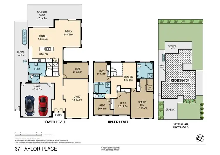 Floorplan of Homely house listing, 37 Taylor Place, Mackenzie QLD 4156
