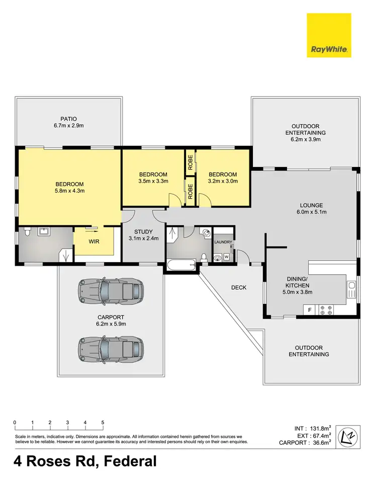 Floorplan of Homely house listing, 4 Roses Road, Federal NSW 2480