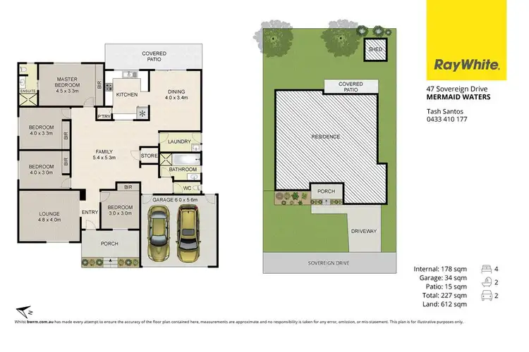 Floorplan of Homely house listing, 47 Sovereign Drive, Mermaid Waters QLD 4218