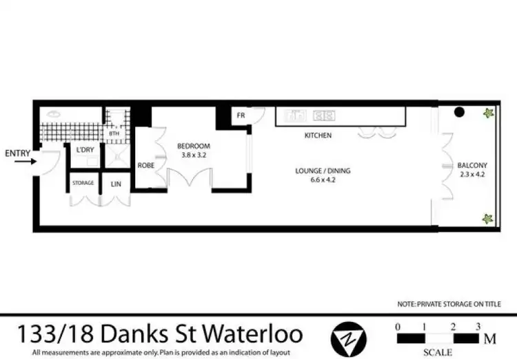 Floorplan of Homely apartment listing, 133/18 Danks Street, Waterloo NSW 2017