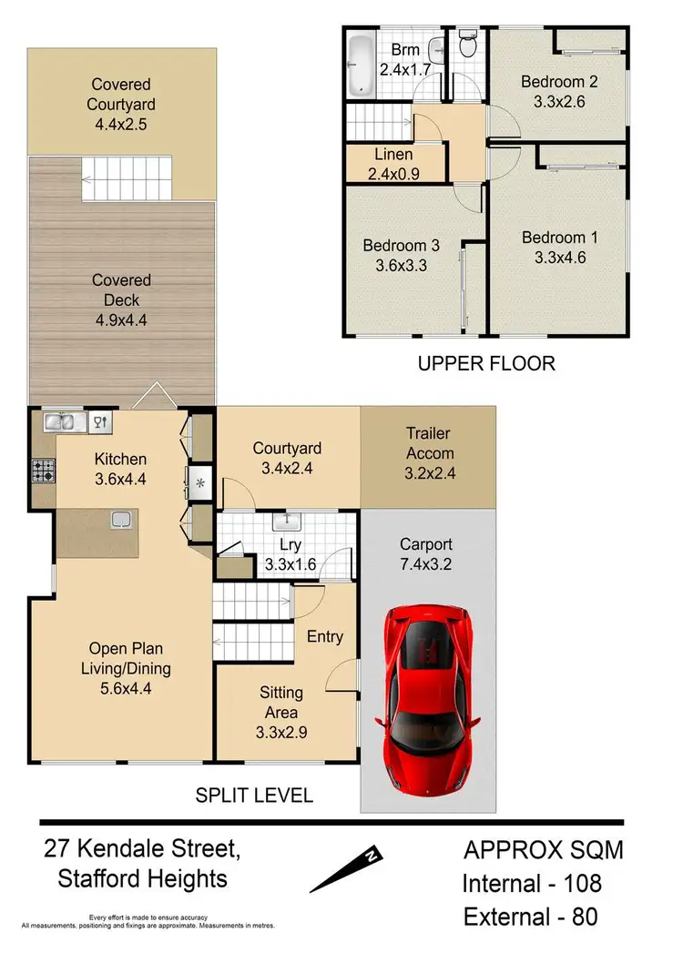 Floorplan of Homely house listing, 27 Kendale Street, Stafford Heights QLD 4053