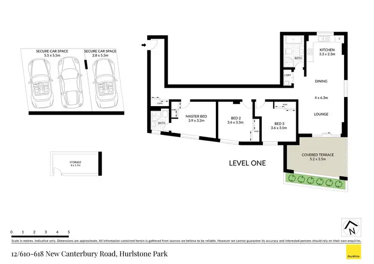 Floorplan of Homely apartment listing, 12/610-618 New Canterbury Road, Hurlstone Park NSW 2193