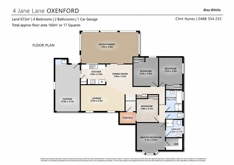 Floorplan of Homely house listing, 4 Jane Lane, Oxenford QLD 4210