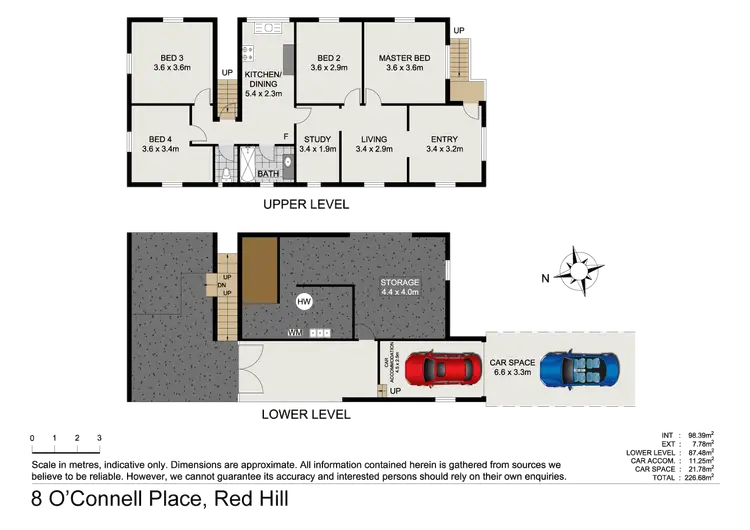 Floorplan of Homely house listing, 8 O'Connell Place, Red Hill QLD 4059