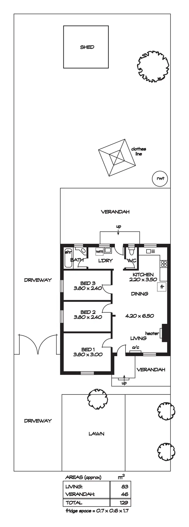 Floorplan of Homely house listing, 86 International Avenue, Salisbury North SA 5108