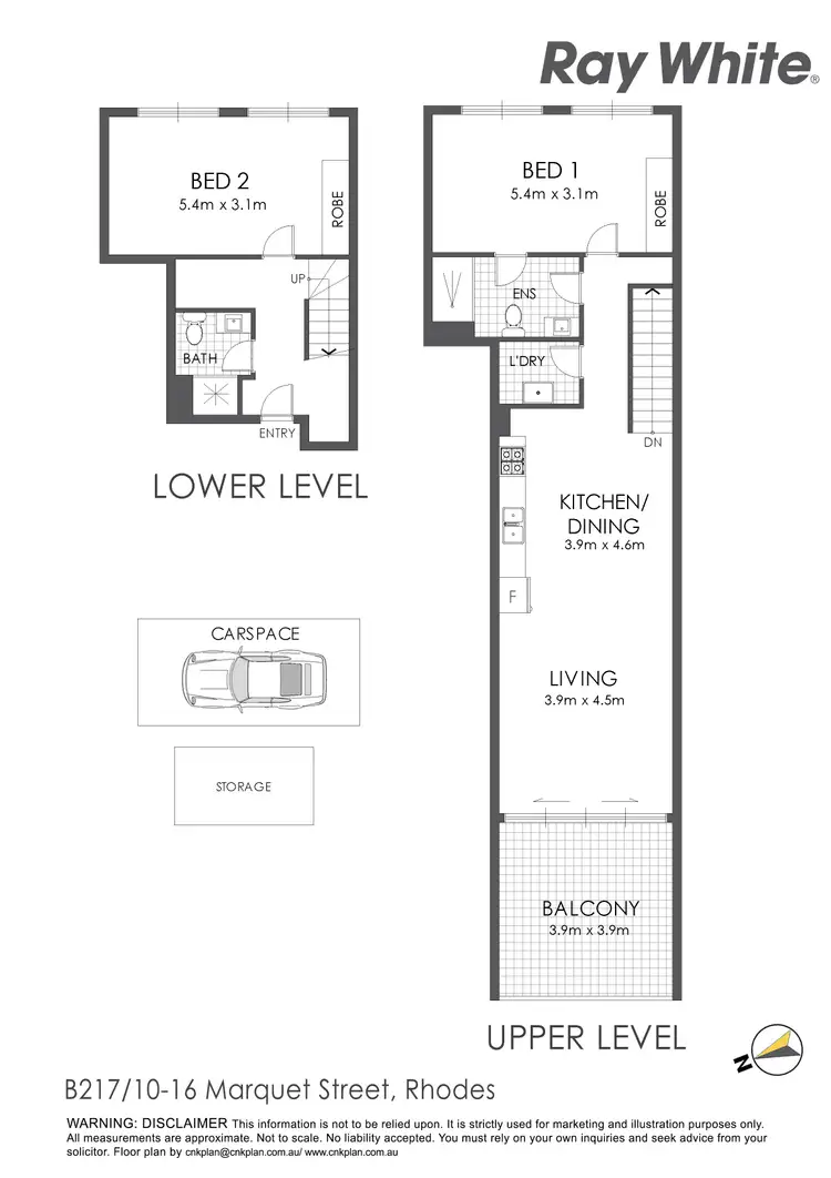 Floorplan of Homely apartment listing, 217B/10-16 Marquet Street, Rhodes NSW 2138