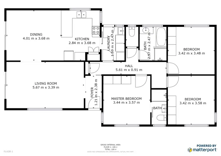 Floorplan of Homely house listing, 2 Mitchell Street, Swan Hill VIC 3585