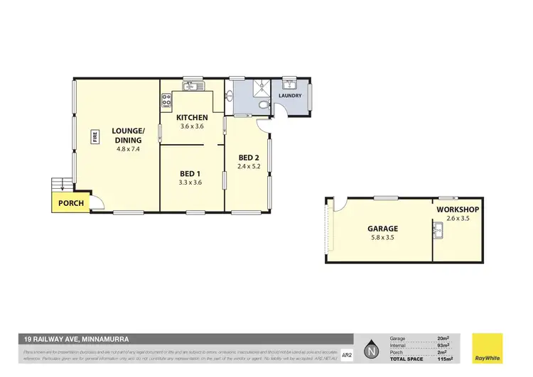 Floorplan of Homely house listing, 19 Railway Avenue, Minnamurra NSW 2533