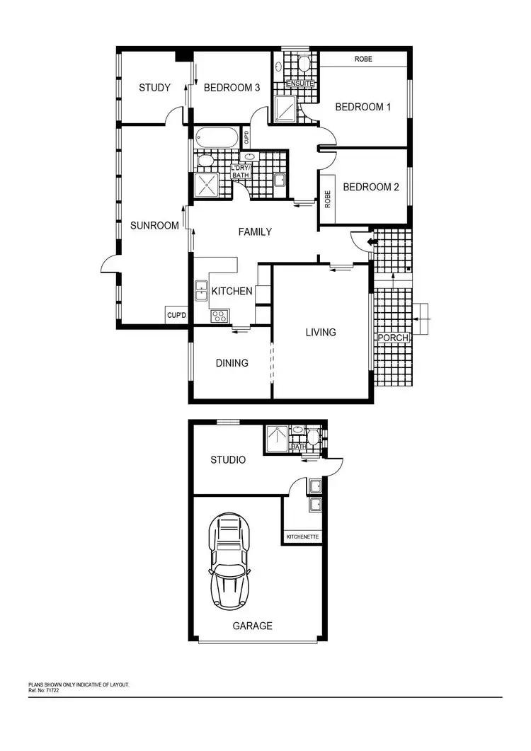 Floorplan of Homely house listing, 9 Barcoo Place, Kaleen ACT 2617