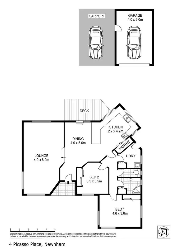 Floorplan of Homely house listing, 4 Picasso Place, Newnham TAS 7248