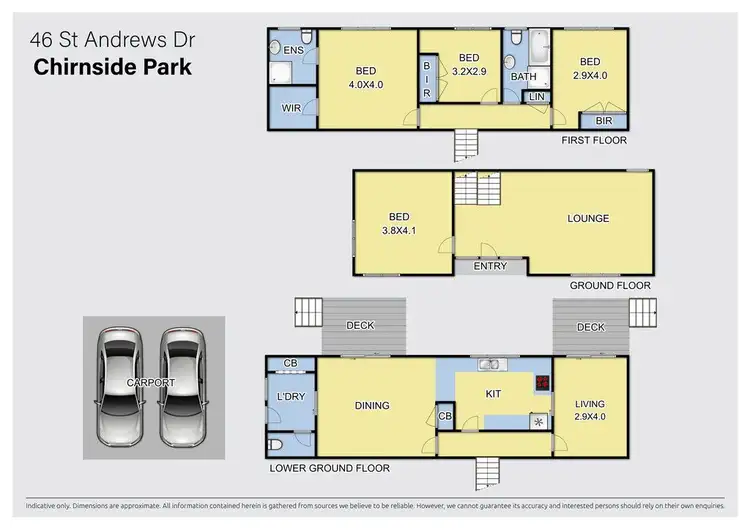 Floorplan of Homely house listing, 46 St Andrews Drive, Chirnside Park VIC 3116
