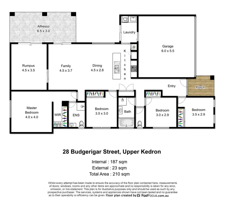 Floorplan of Homely house listing, 28 Budgerigar Street, Upper Kedron QLD 4055