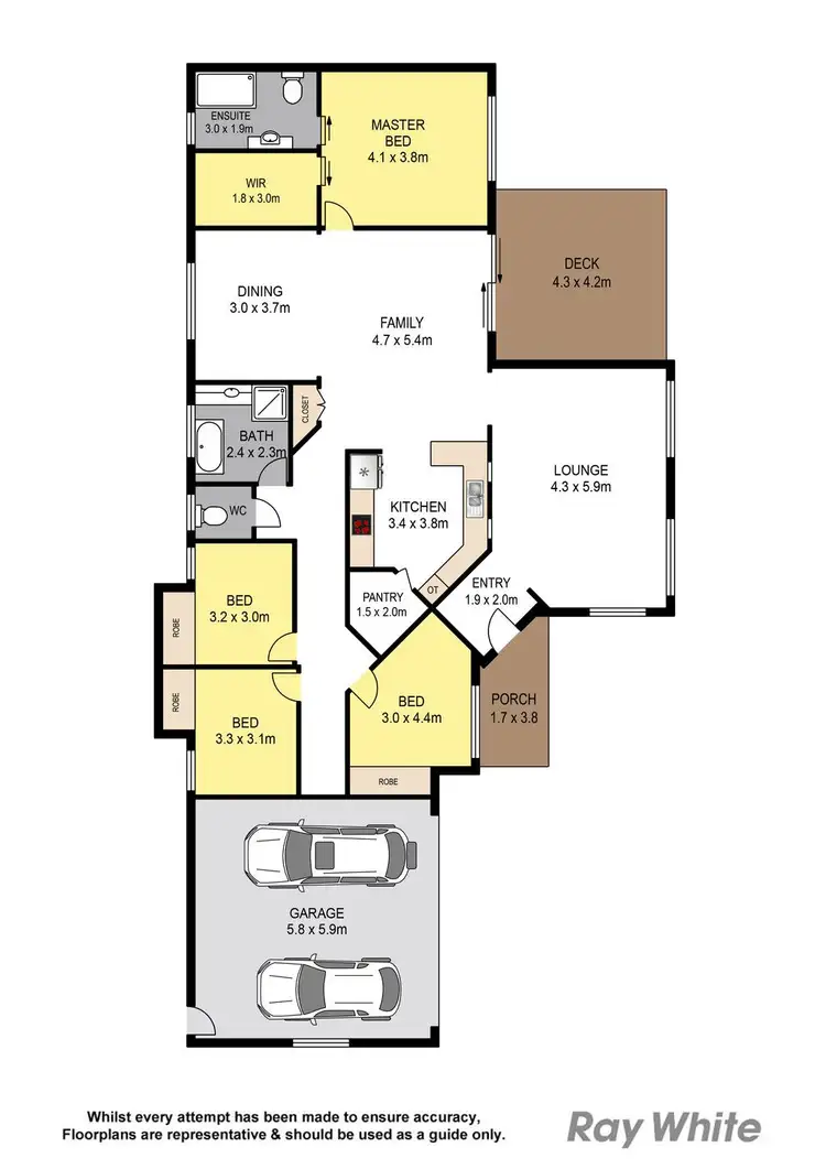 Floorplan of Homely house listing, 11 Paulette Court, Cashmere QLD 4500