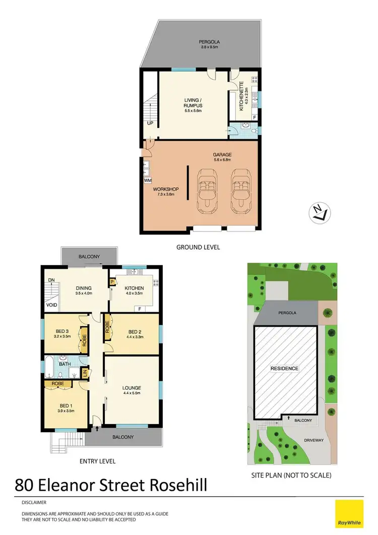 Floorplan of Homely house listing, 80 Eleanor Street, Rosehill NSW 2142
