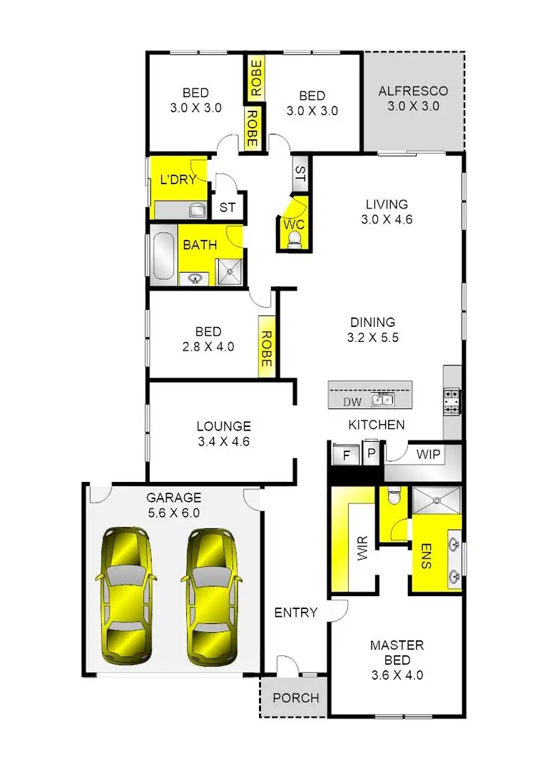 Floorplan of Homely house listing, 34 Wathaurong Drive, Lara VIC 3212