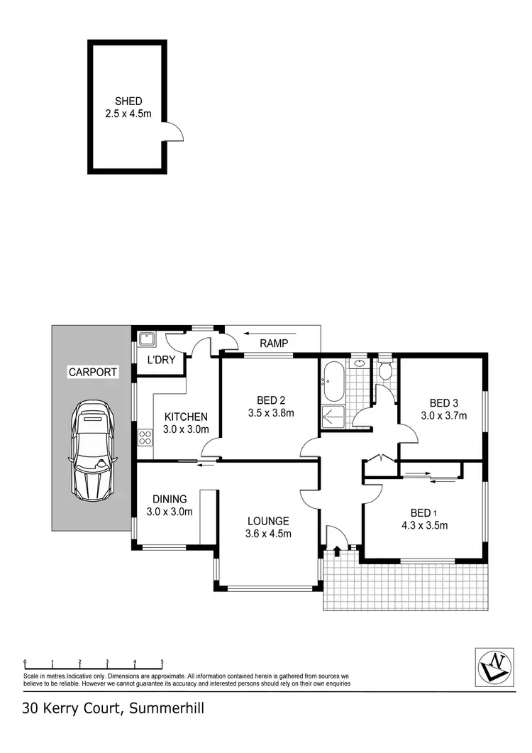 Floorplan of Homely house listing, 30 Kerry Court, Summerhill TAS 7250