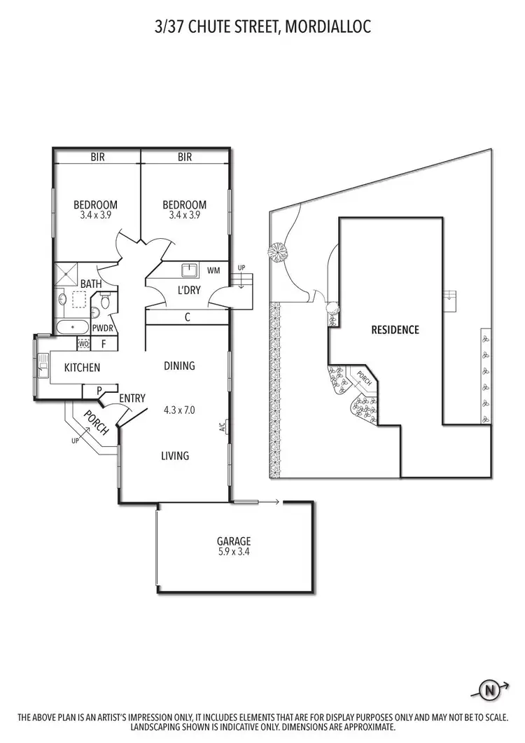 Floorplan of Homely house listing, 3/37 Chute Street, Mordialloc VIC 3195