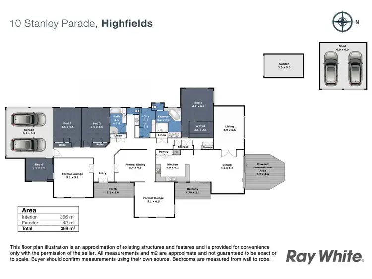 Floorplan of Homely house listing, 10 Stanley Parade, Highfields QLD 4352