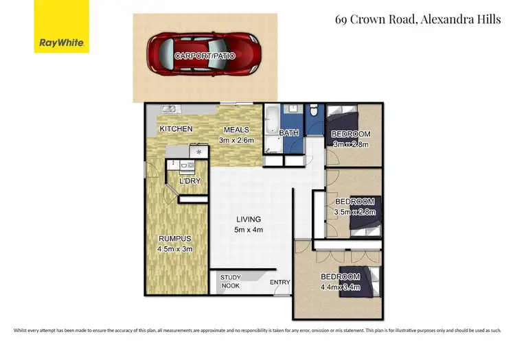 Floorplan of Homely house listing, 69 Crown Road, Alexandra Hills QLD 4161