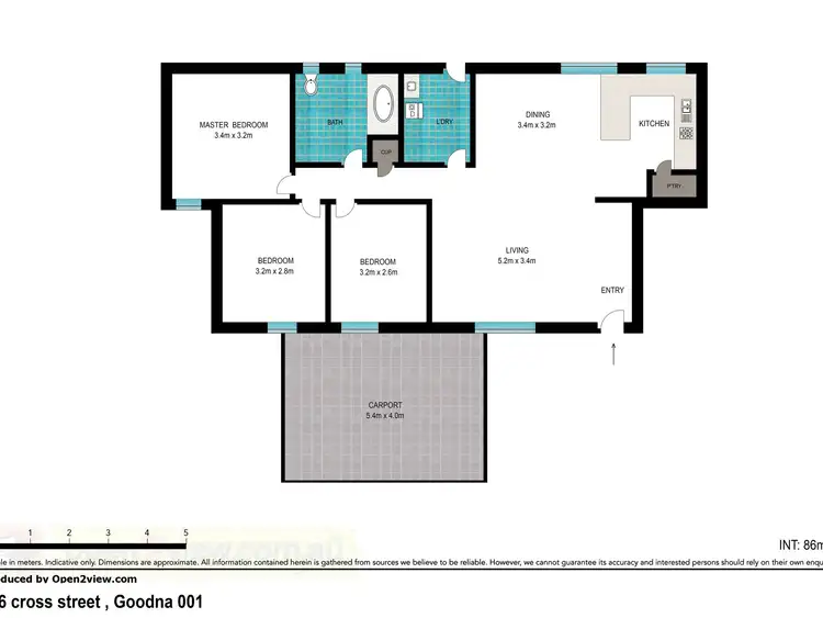 Floorplan of Homely house listing, 176 Cross Street, Goodna QLD 4300