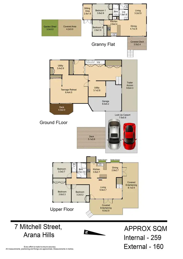 Floorplan of Homely house listing, 7 Mitchell Street, Arana Hills QLD 4054