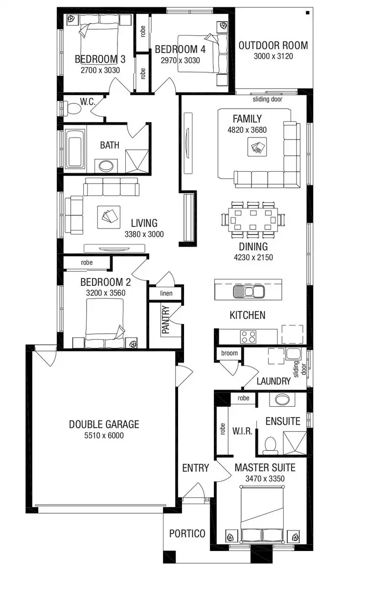 Floorplan of Homely house listing, 5 Edenderry Street, Truganina VIC 3029