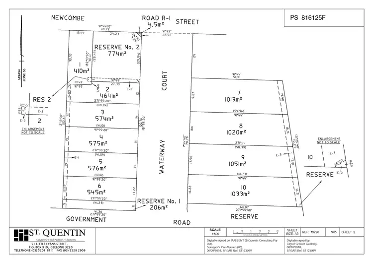 Floorplan of Homely land listing, 14 Waterway Court, Drysdale VIC 3222