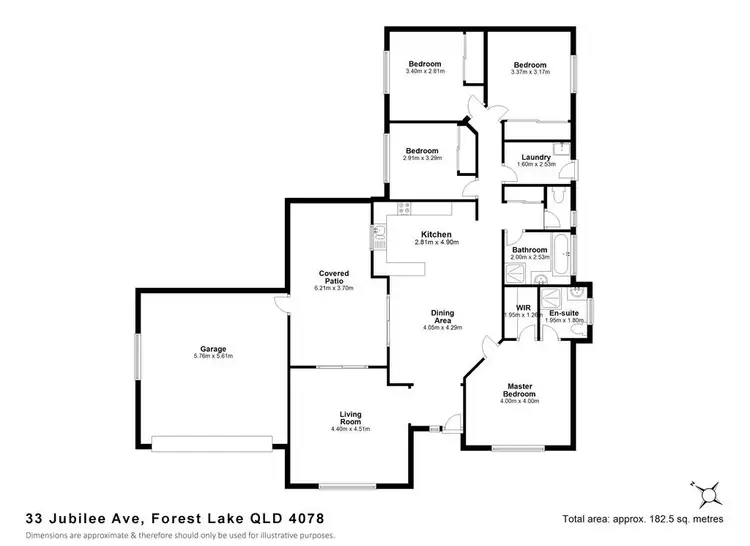 Floorplan of Homely house listing, 33 Jubilee Avenue, Forest Lake QLD 4078