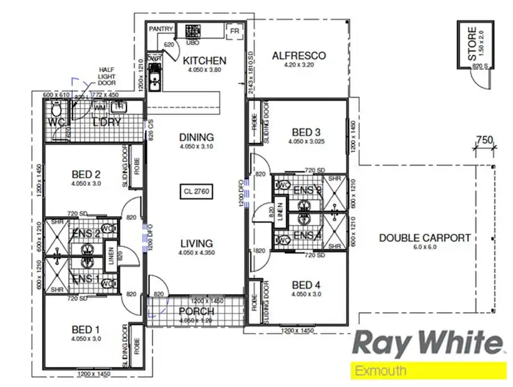 Floorplan of Homely house listing, 19A McGrath Avenue, Onslow WA 6710