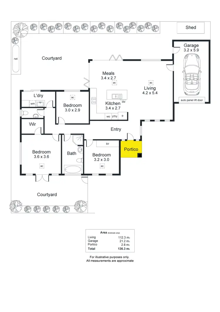 Floorplan of Homely house listing, 20A Mulcra Avenue, Park Holme SA 5043