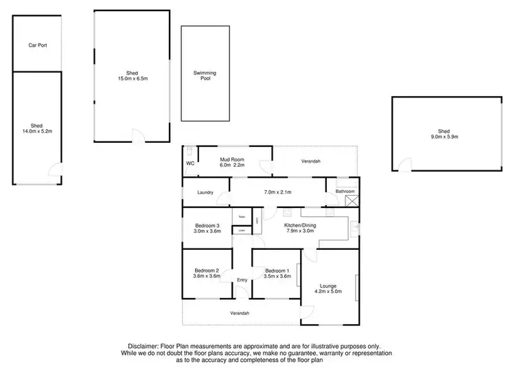 Floorplan of Homely house listing, 32 Avey Road, Mount Gambier SA 5290