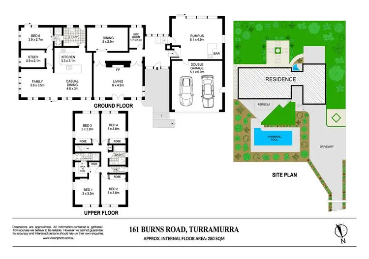Floorplan of Homely house listing, 161 Burns Road, Turramurra NSW 2074