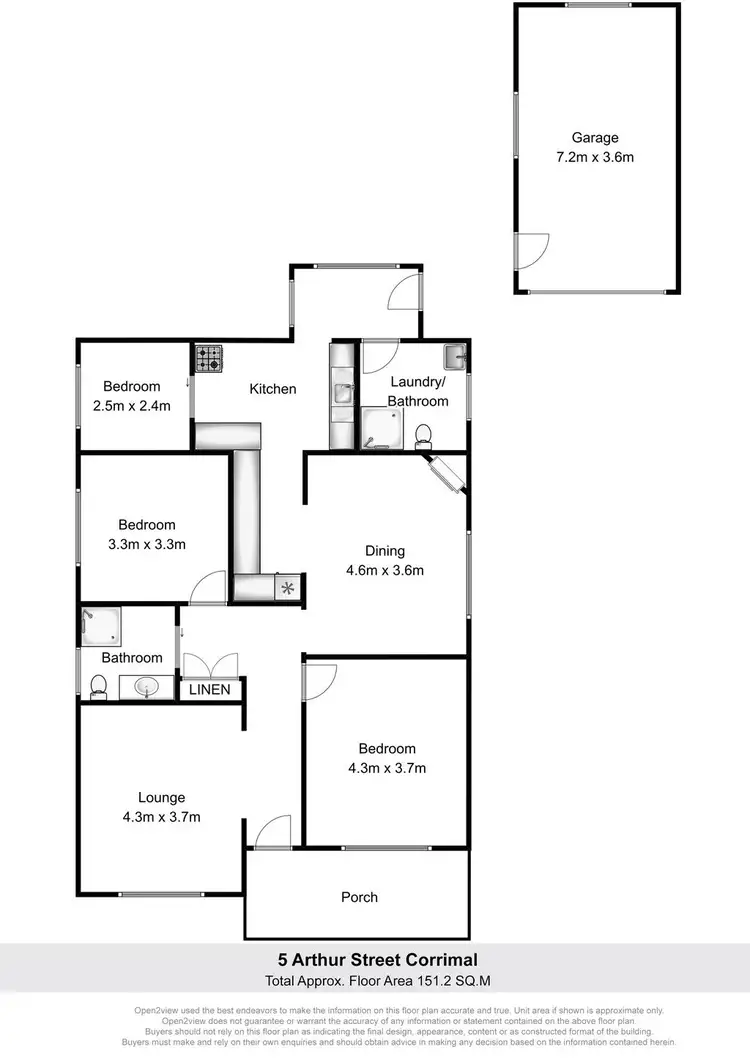 Floorplan of Homely house listing, 5 Arthur Street, Corrimal NSW 2518