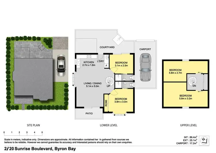 Floorplan of Homely house listing, 2/20 Sunrise Boulevard, Byron Bay NSW 2481