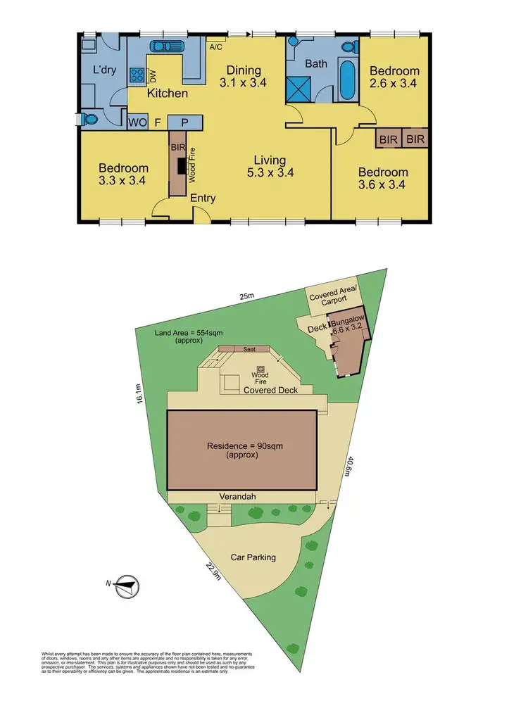 Floorplan of Homely house listing, 36 Spring Street, Mount Evelyn VIC 3796