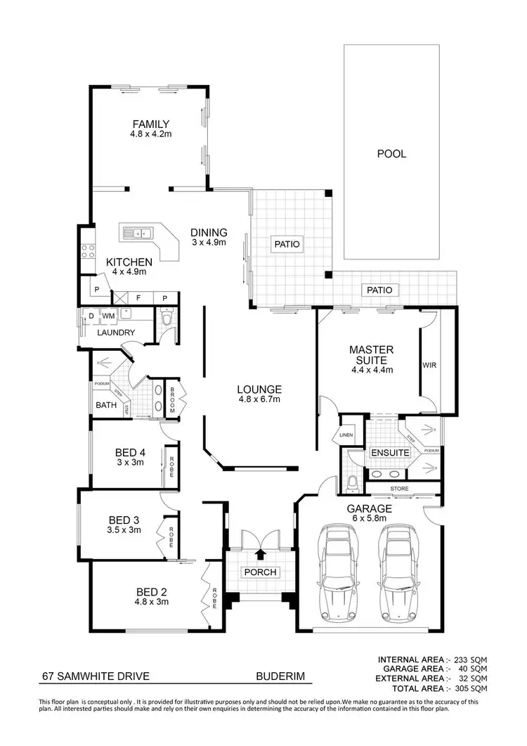 Floorplan of Homely house listing, 67 Sam White Drive, Buderim QLD 4556