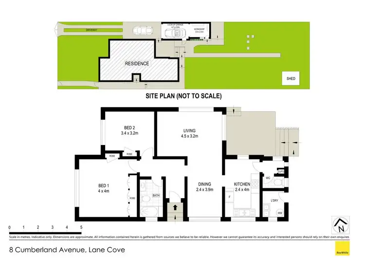 Floorplan of Homely house listing, 8 Cumberland Avenue, Lane Cove NSW 2066