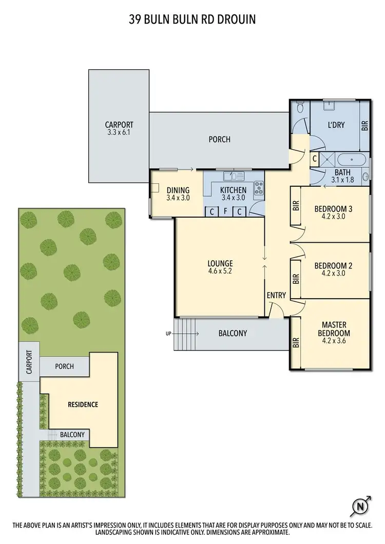 Floorplan of Homely house listing, 39 Buln Buln Road, Drouin VIC 3818