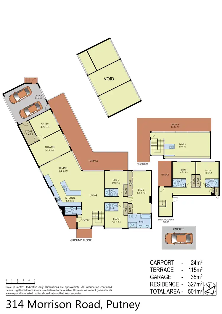 Floorplan of Homely house listing, 314 Morrison Road, Putney NSW 2112
