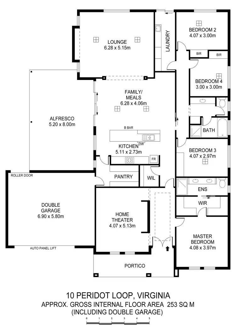 Floorplan of Homely house listing, 10 Peridot Loop, Virginia SA 5120
