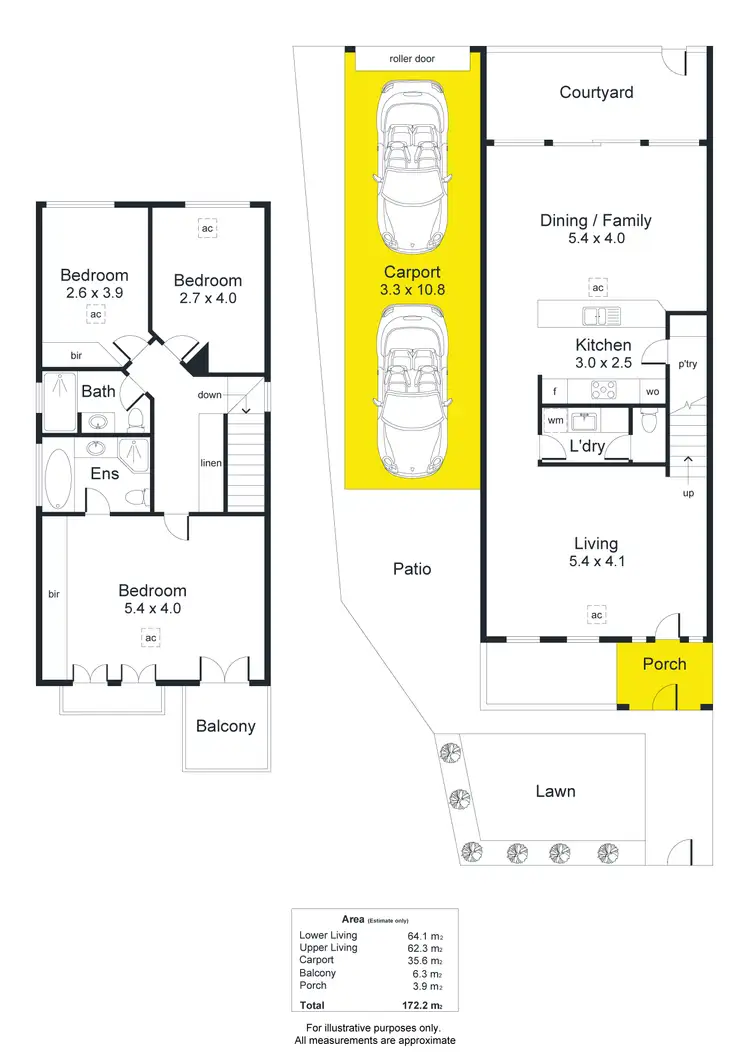 Floorplan of Homely townhouse listing, 1 Lyons Parade, Forestville SA 5035