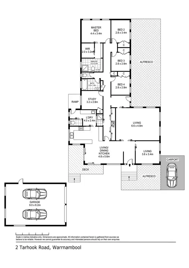 Floorplan of Homely house listing, 2 Tarhook Road, Warrnambool VIC 3280