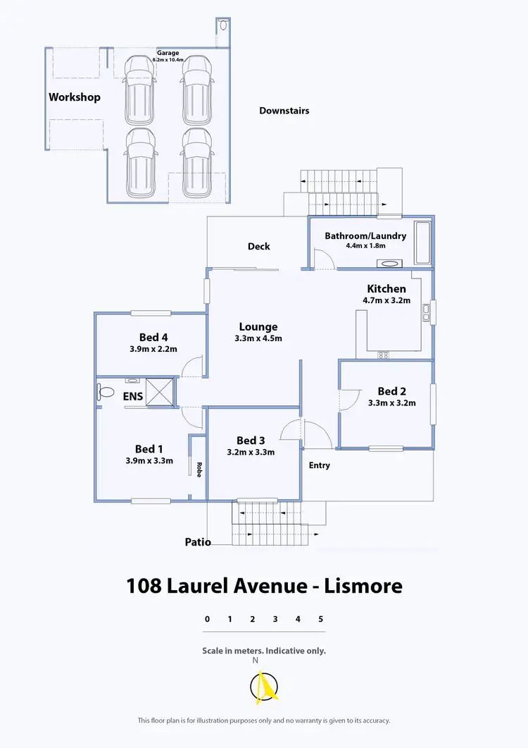 Floorplan of Homely house listing, 108 Laurel Avenue, Lismore NSW 2480
