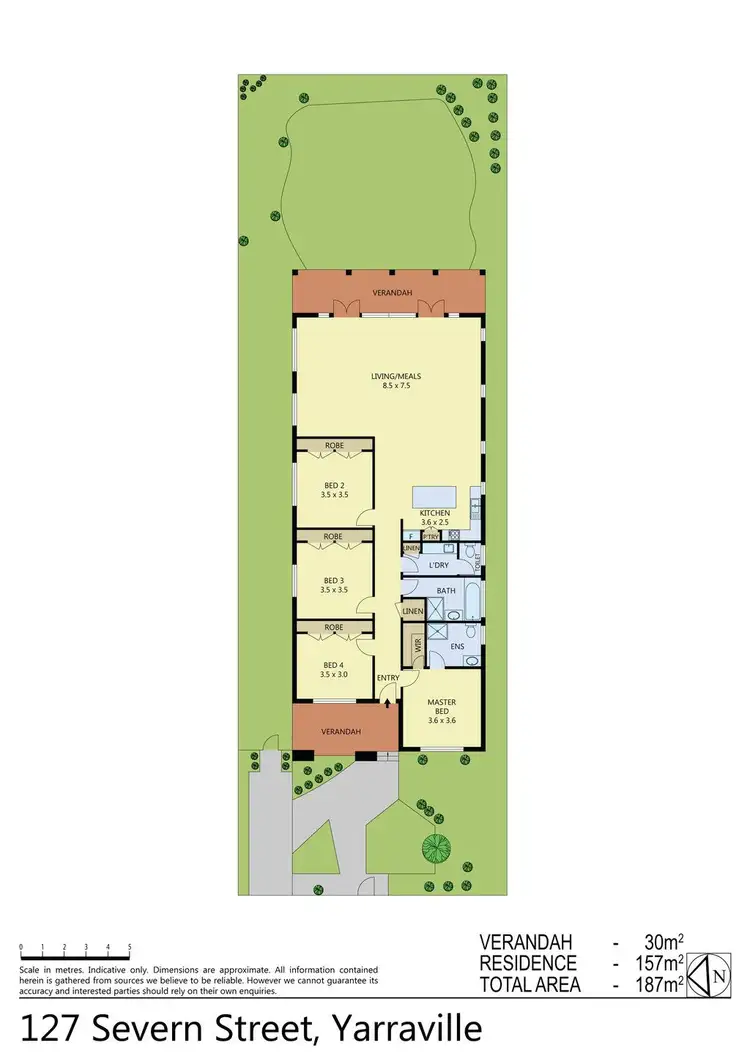 Floorplan of Homely house listing, 127 Severn Street, Yarraville VIC 3013