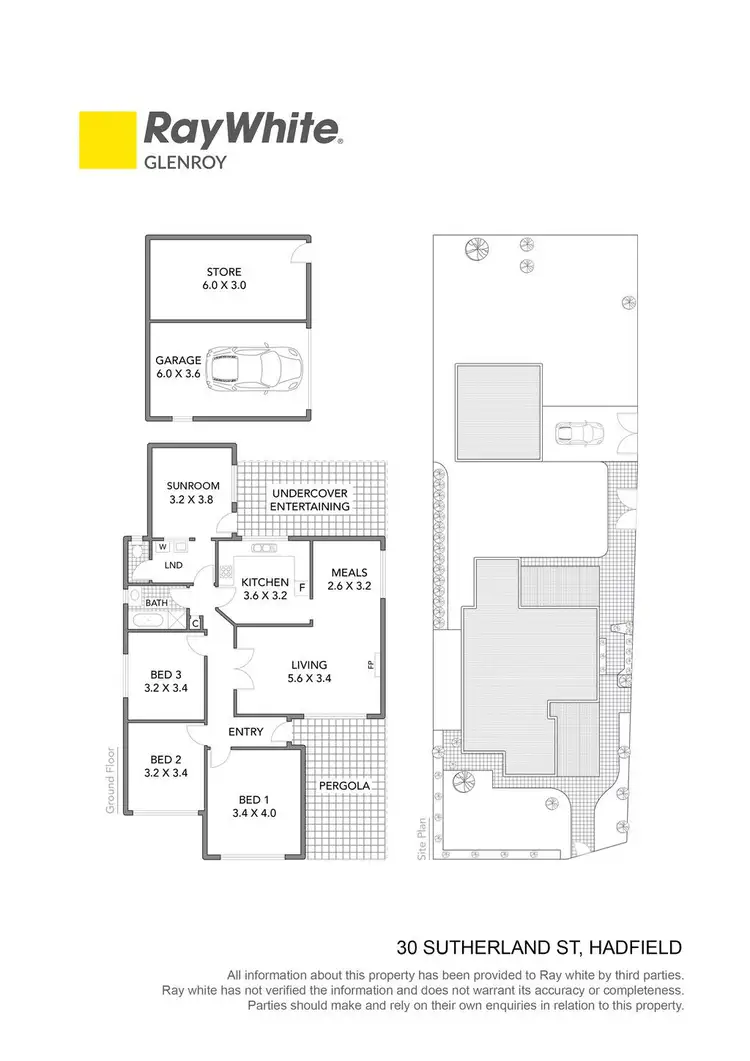 Floorplan of Homely house listing, 30 Sutherland Street, Hadfield VIC 3046