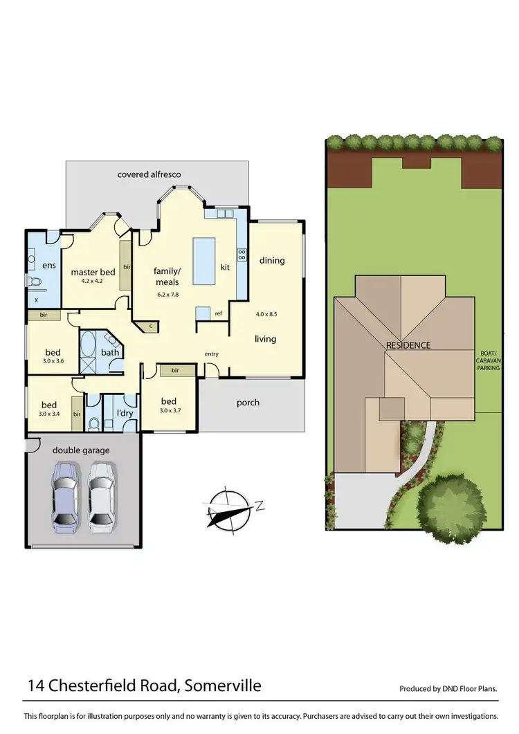Floorplan of Homely house listing, 14 Chesterfield Road, Somerville VIC 3912