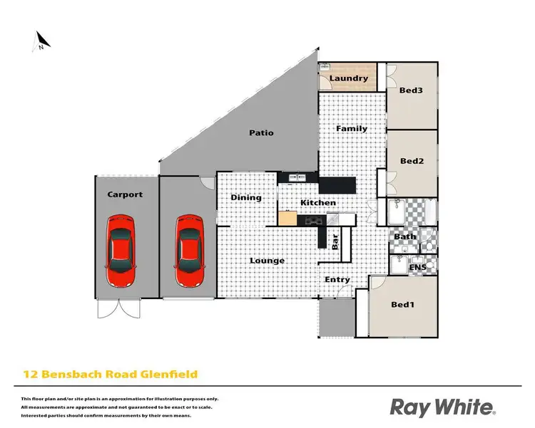 Floorplan of Homely house listing, 12 Bensbach Road, Glenfield NSW 2167