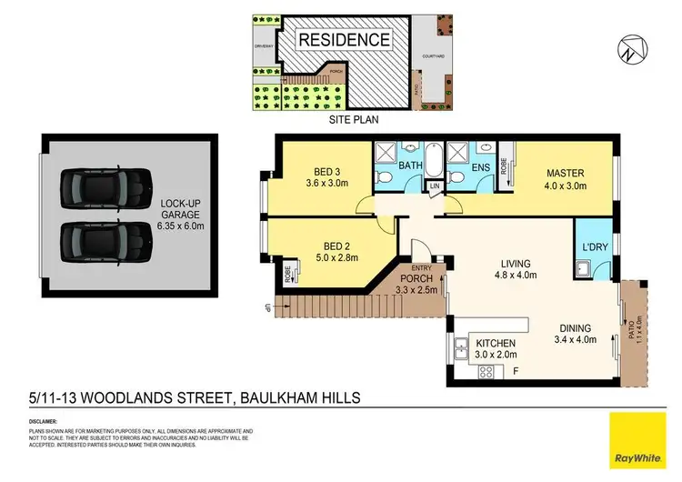 Floorplan of Homely townhouse listing, 5/11-13 Woodlands Street, Baulkham Hills NSW 2153