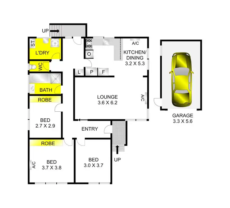 Floorplan of Homely house listing, 7 Voce Court, Belmont VIC 3216