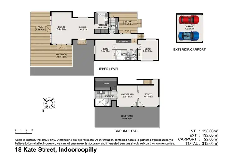 Floorplan of Homely house listing, 18 Kate Street, Indooroopilly QLD 4068